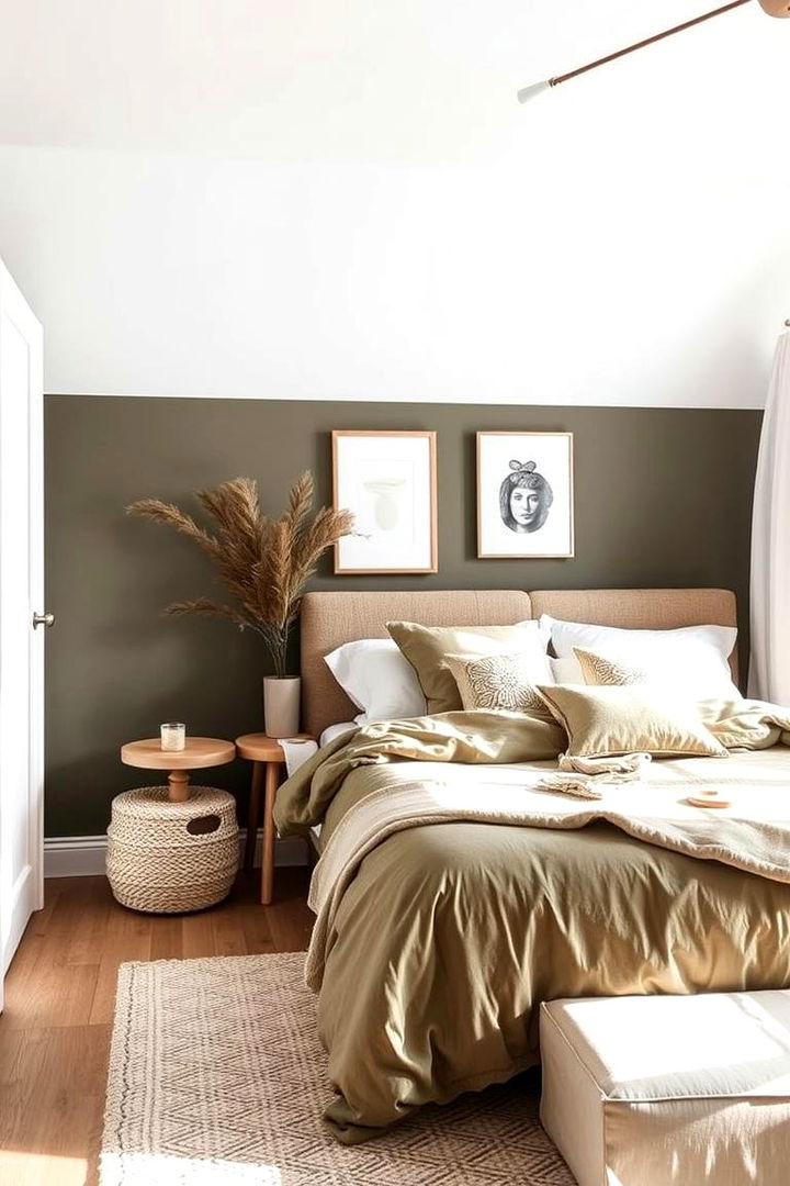 Scandinavian Olive Minimalism - 22 Olive Green Bedroom Ideas