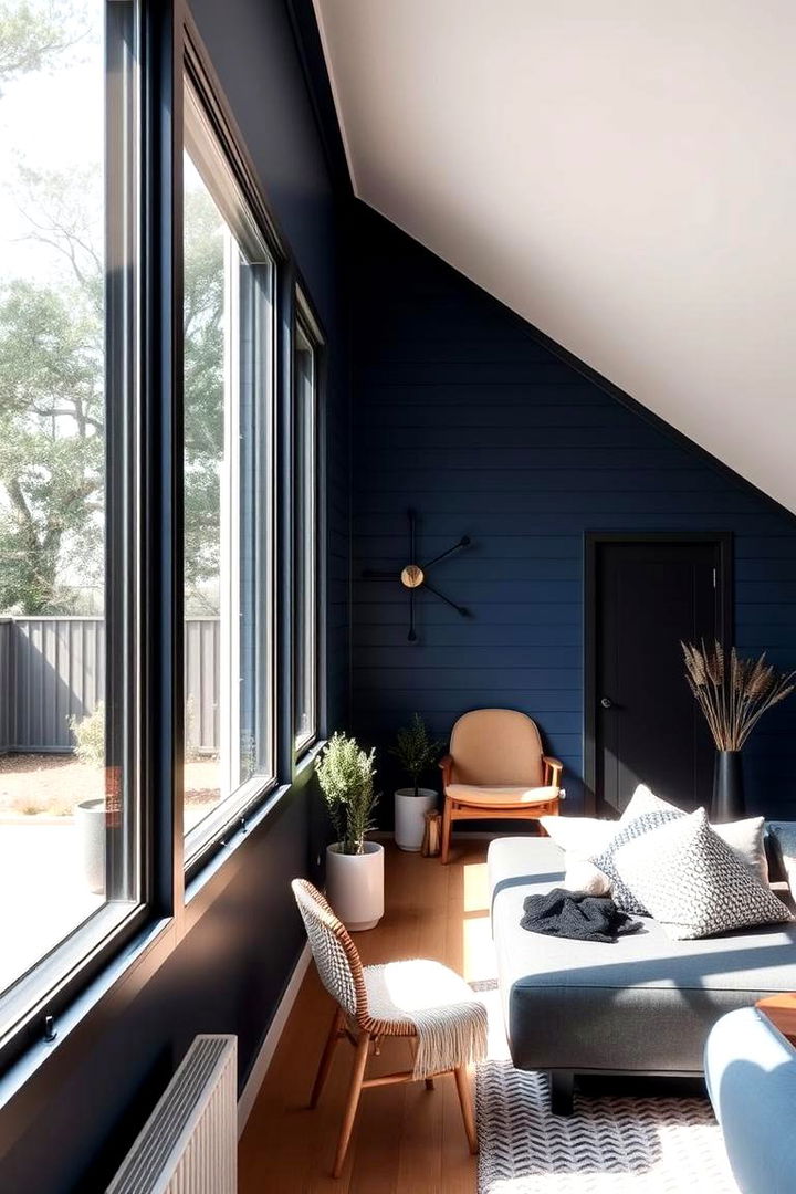 Scandinavian Serenity - 22 Blue House With Black Trim Ideas