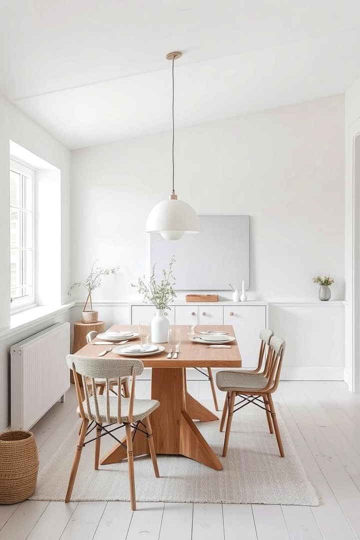 Scandinavian Serenity - 22 Neutral Dining Room Ideas