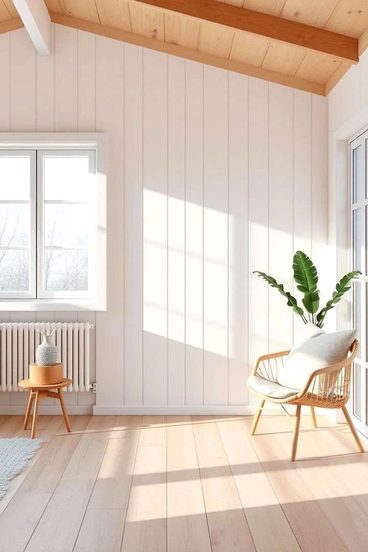 Scandinavian Shiplap Minimalism - 22 shiplap accent wall ideas