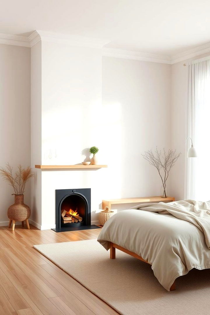 Scandinavian Simplicity - 22 Bedroom Fireplace Ideas