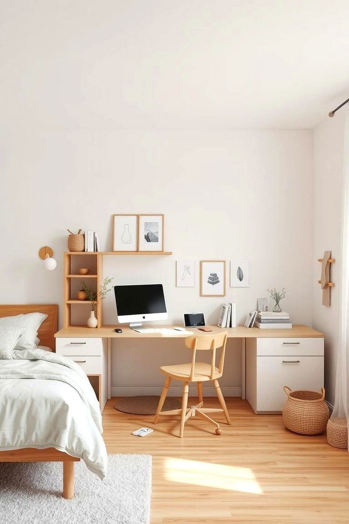 Scandinavian Simplicity - 22 Bedroom Office Ideas