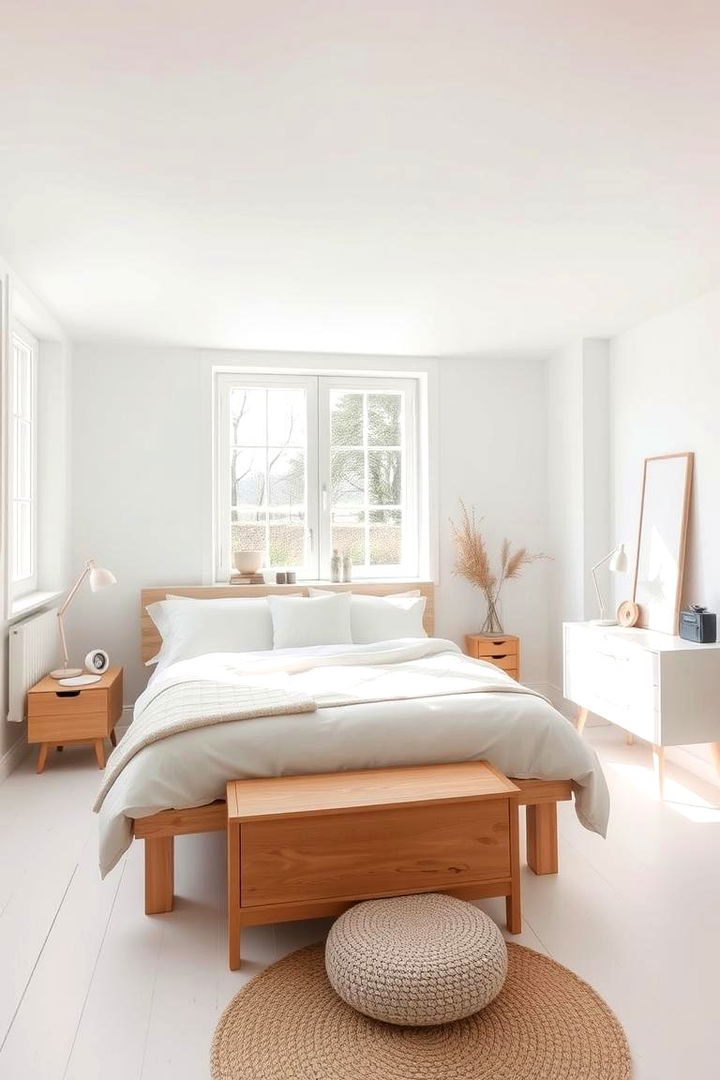 Scandinavian Simplicity - 22 Black and White Bedroom Ideas