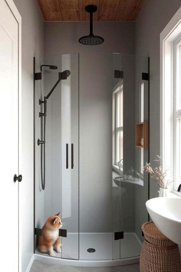 Scandinavian Simplicity - 22 Corner Shower Ideas