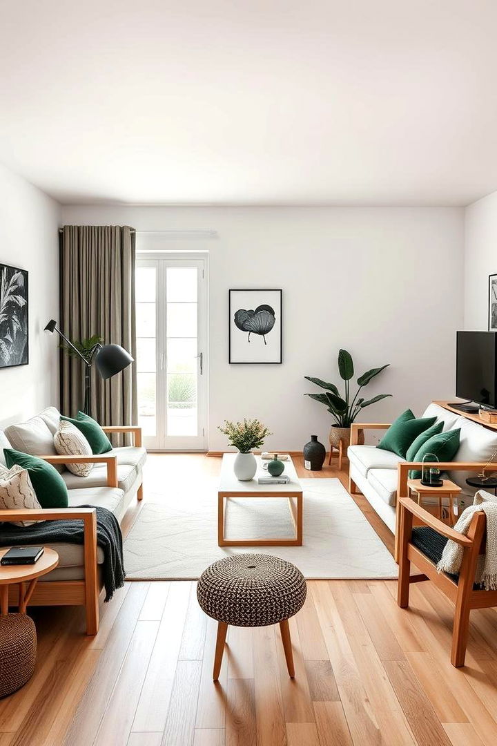 Scandinavian Simplicity - 22 Dark Green Living Room Ideas
