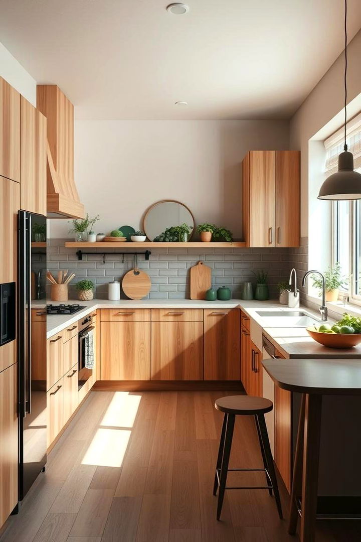 Scandinavian Simplicity - 22 Green and Brown Kitchen Ideas
