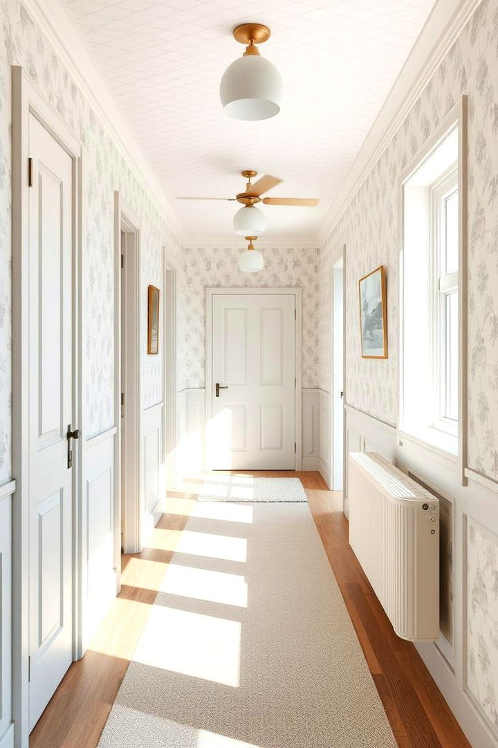 Scandinavian Simplicity - 22 Hallway Wallpaper Ideas