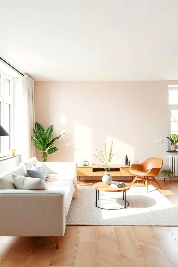 Scandinavian Simplicity - 22 Living Room Accent Wall Ideas