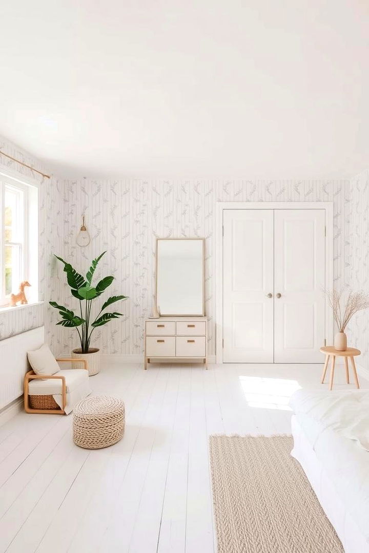 Scandinavian Simplicity - 22 Living Room Wallpaper Ideas