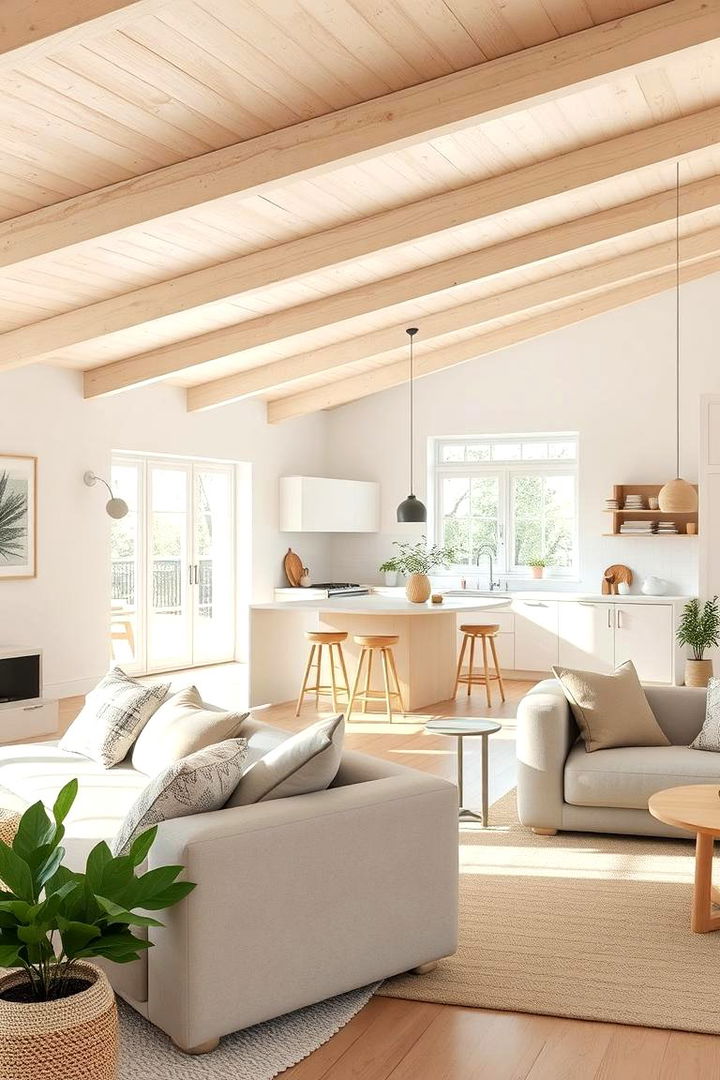 Scandinavian Simplicity - 22 Open Kitchen Living Room Ideas