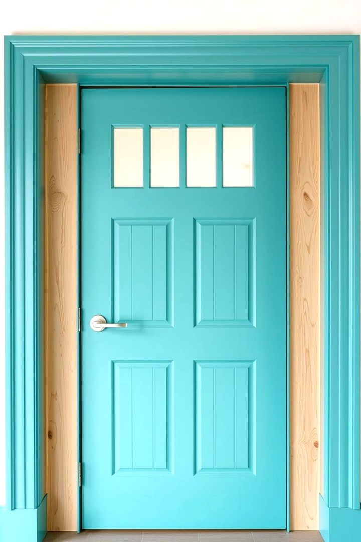 Scandinavian Simplicity - 22 Turquoise Front Door Ideas