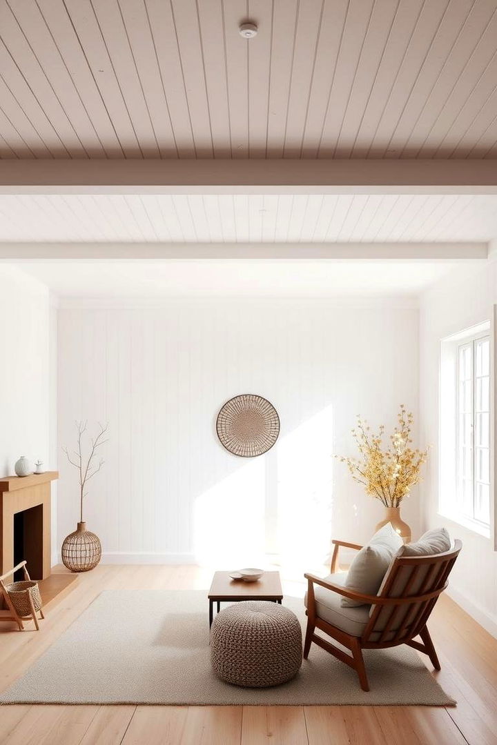 Scandinavian Simplicity - 22 Beadboard Ceiling Design Ideas