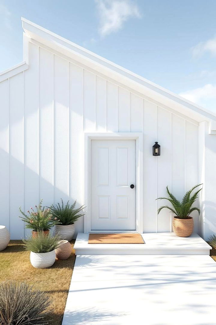 Scandinavian Simplicity - 22 White Home Exterior Ideas