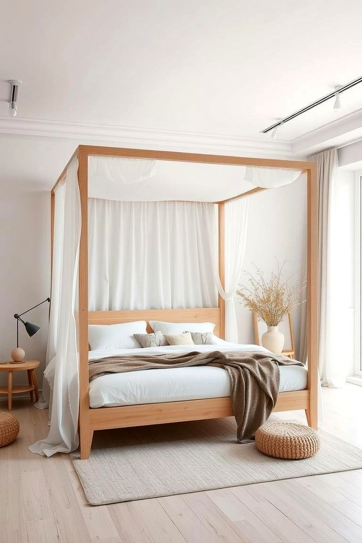 Scandinavian Simplicity Canopy Bed - 22 Canopy Bed Ideas