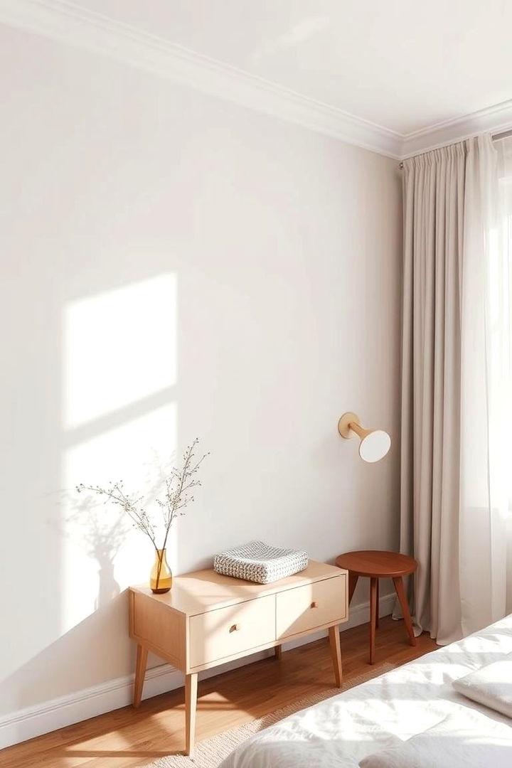 Scandinavian Simplicity for Calm Spaces - 22 Bedroom Wall Painting Ideas