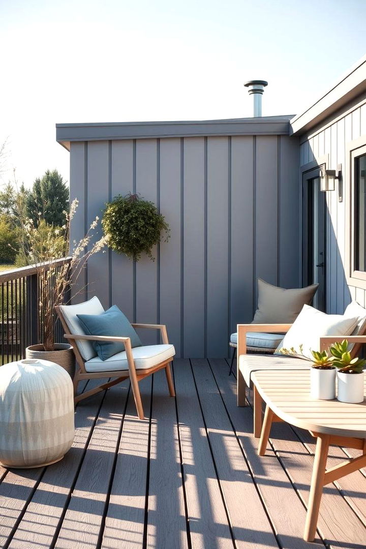 Scandinavian Simplicity in Deck Decor - 22 Deck Furniture Ideas