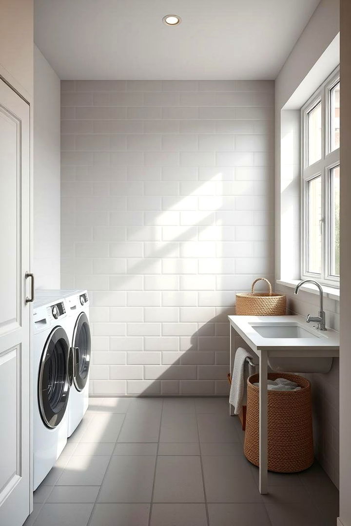 Scandinavian Simplicity in Design - 22 Laundry Room Tile Ideas