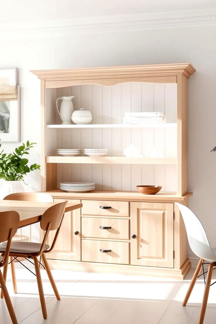 Scandinavian Style Hutch - 22 Dining Room Hutch Ideas