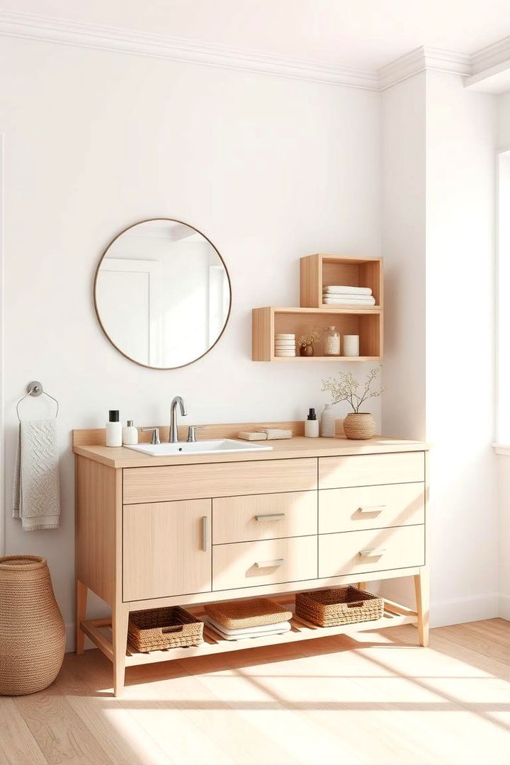 Scandinavian Style Vanity - 22 Bedroom Vanity Ideas