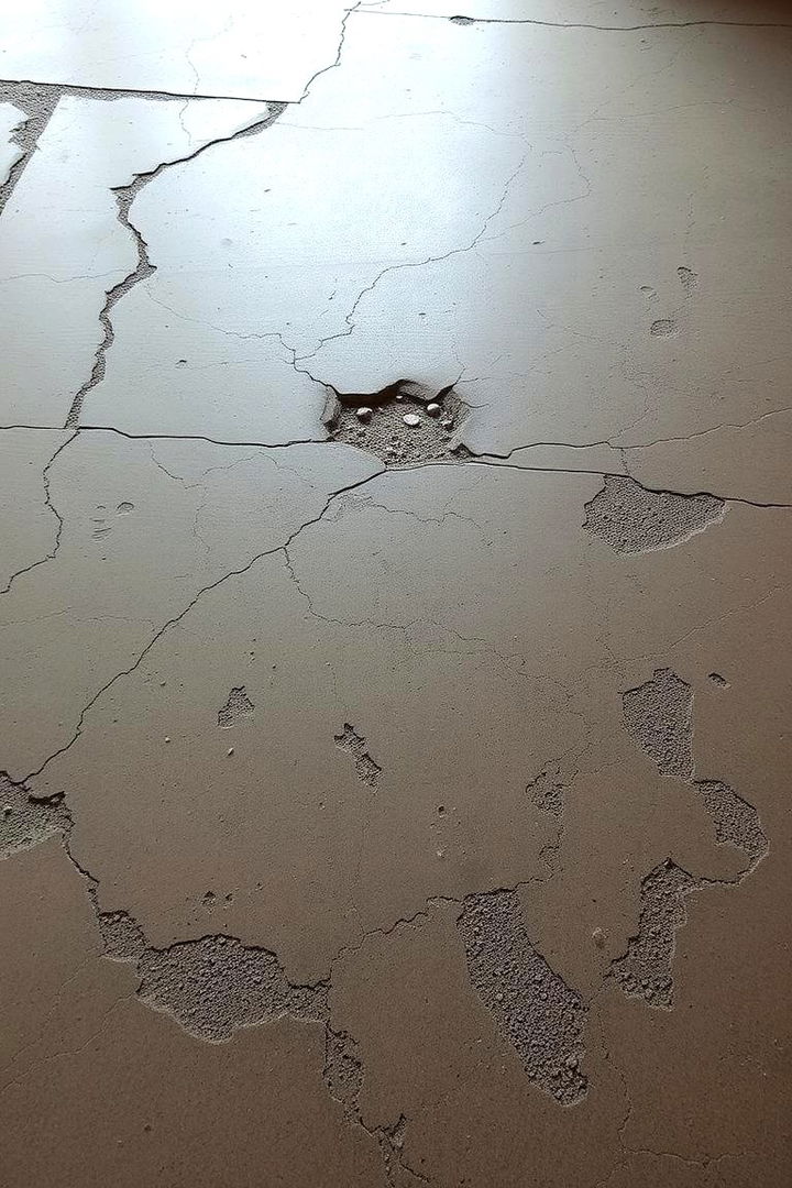 Scarified Concrete Floors - 22 Concrete Basement Floor Ideas