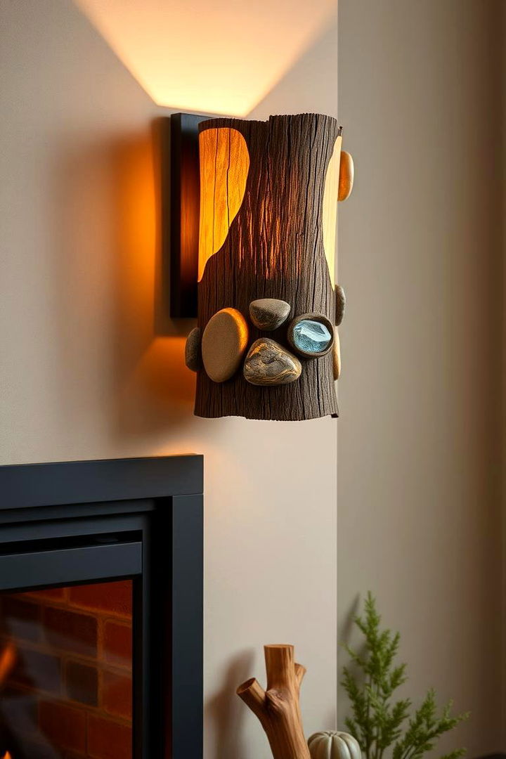 Scenic Outdoors Inspiration - 22 Fireplace Sconces Ideas