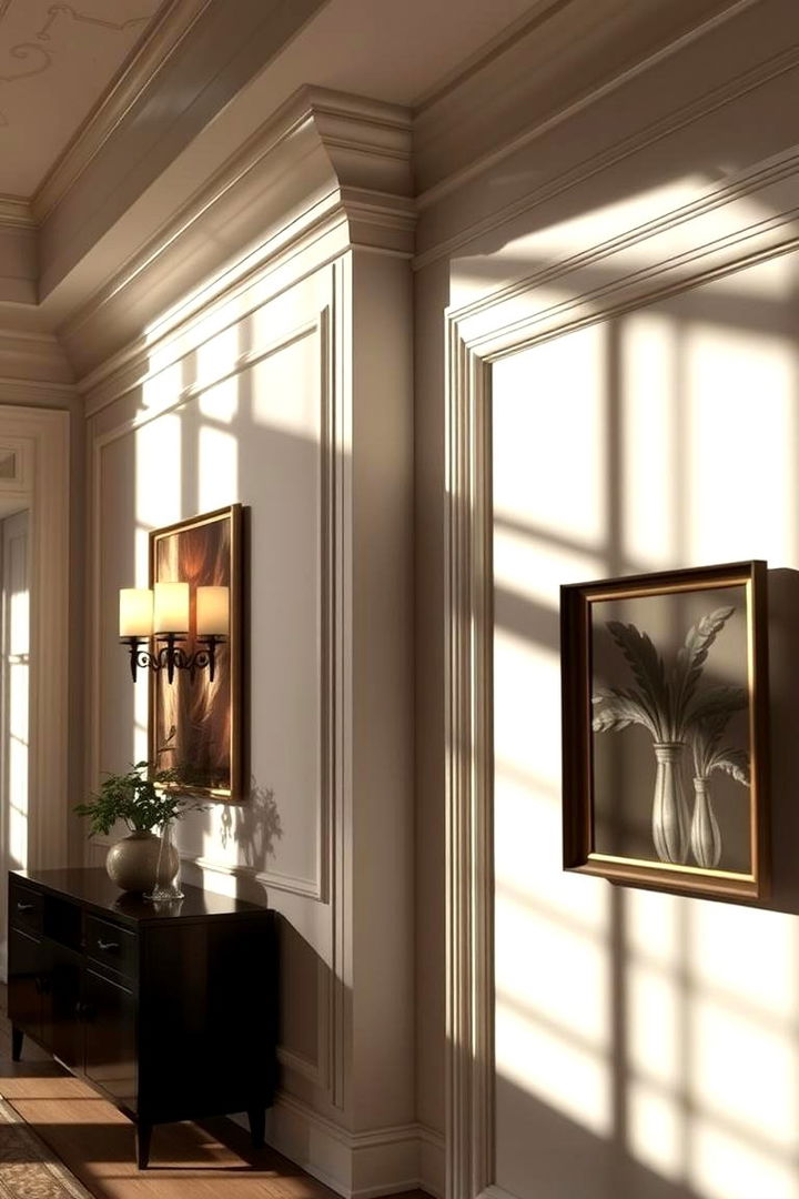 Sconce Integrated Molding - 22 Wall Molding Ideas