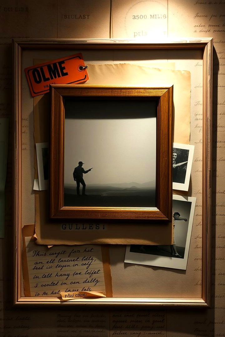 Scrapbook Style Frame Montage - 22 Photo Display Ideas