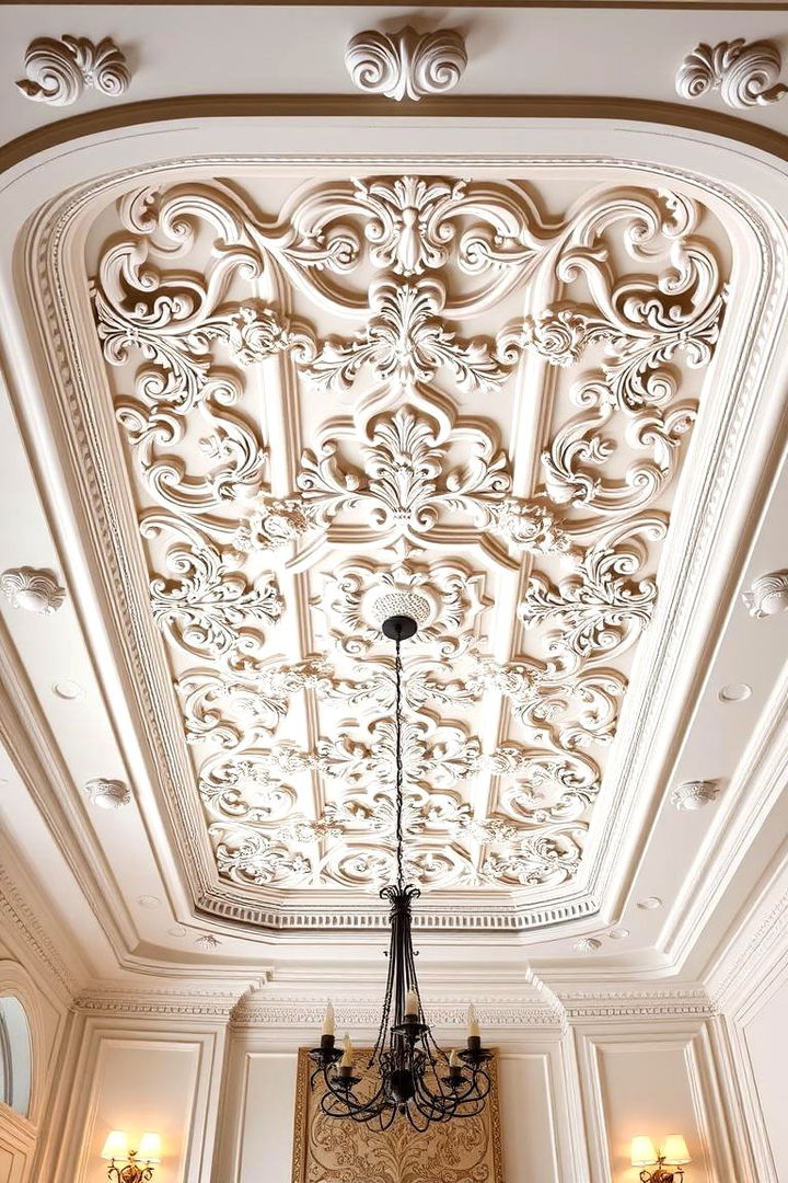 Sculpted Moldings Tray Ceiling - 22 tray ceiling ideas
