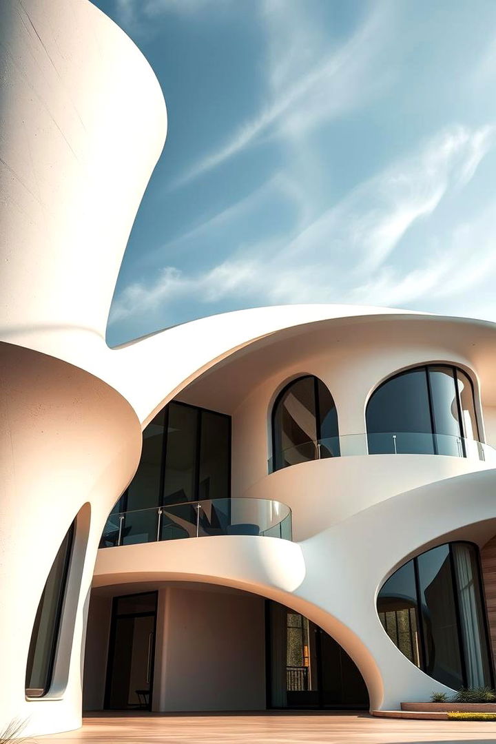 Sculptural Architectural Elements - 22 Aesthetic House Exterior Ideas