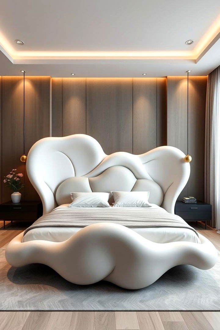 Sculptural Cloud Bed Frames - 22 Cloud Themed Bedroom Ideas