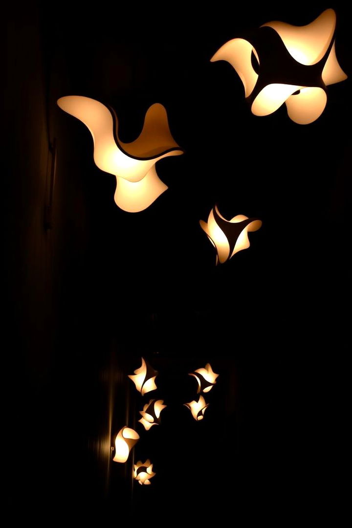 Sculptural Fixtures - 22 Dark Hallway Ideas