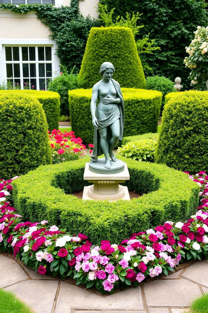 Sculptural Focal Points - 22 Parterre Garden Ideas
