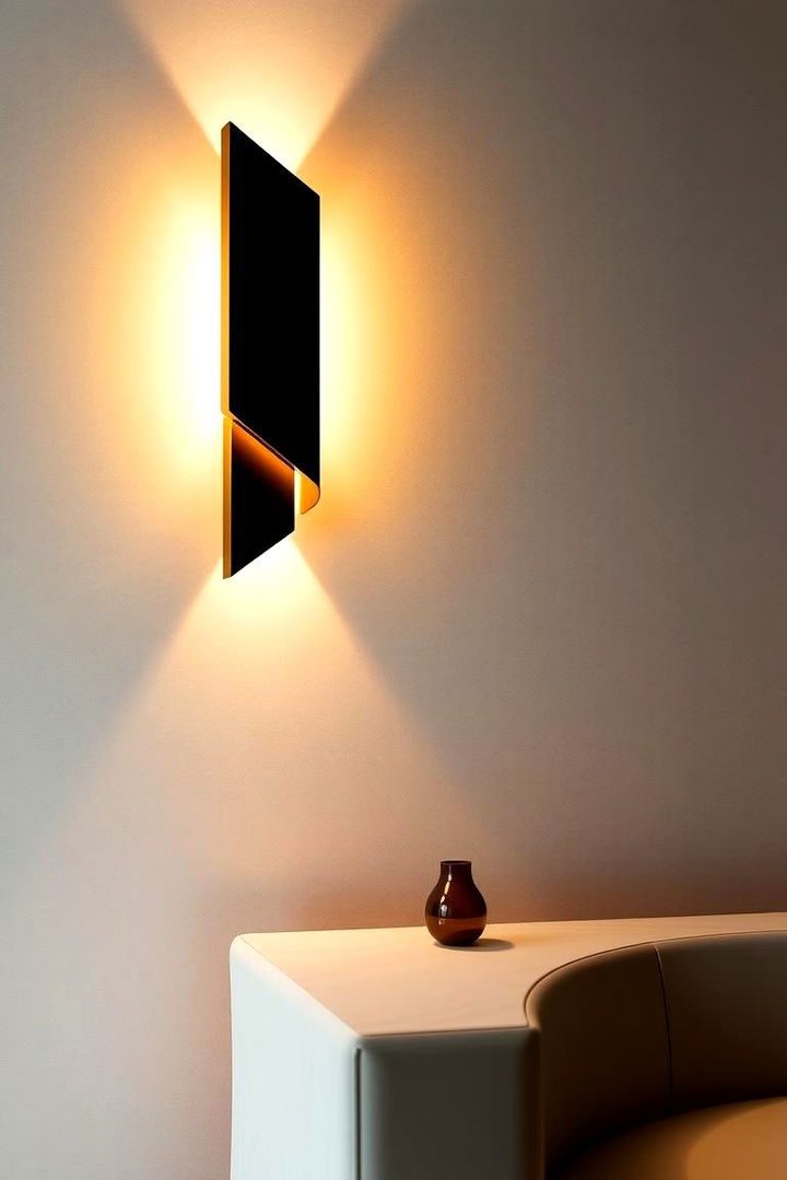 Sculptural Lighting Statements - 22 Living Room Wall Lighting Ideas