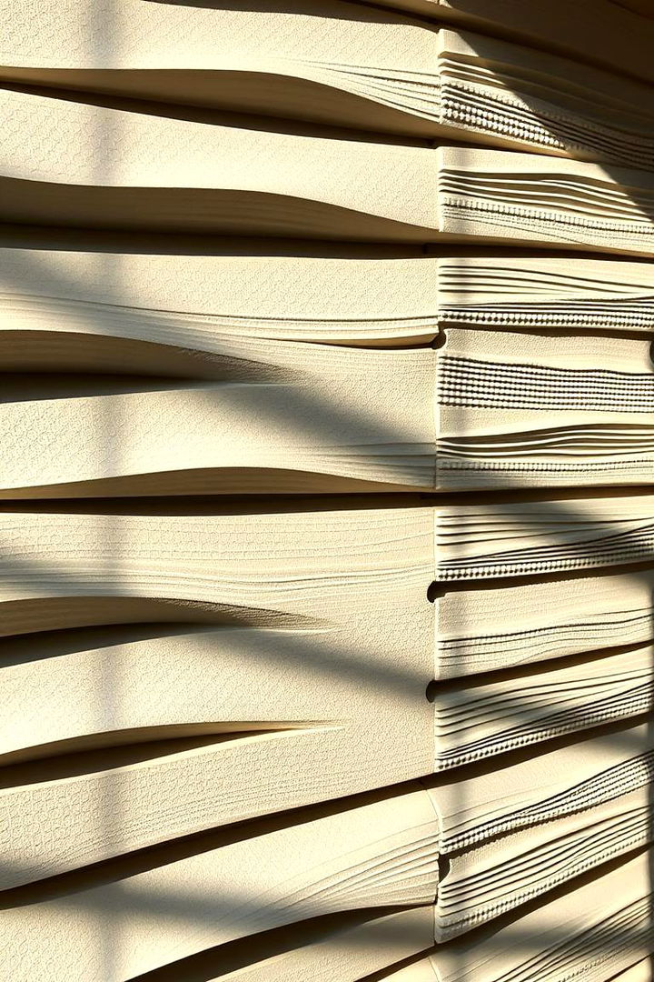 Sculptural Patterned Beadboard Illusion - 22 Beadboard Wall Ideas