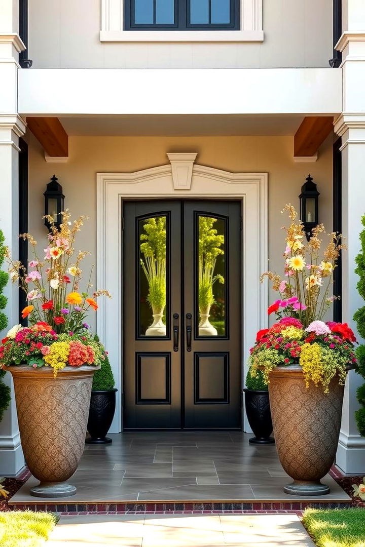 Sculptural Planter Curb Appeal - 22 driveway entrance ideas