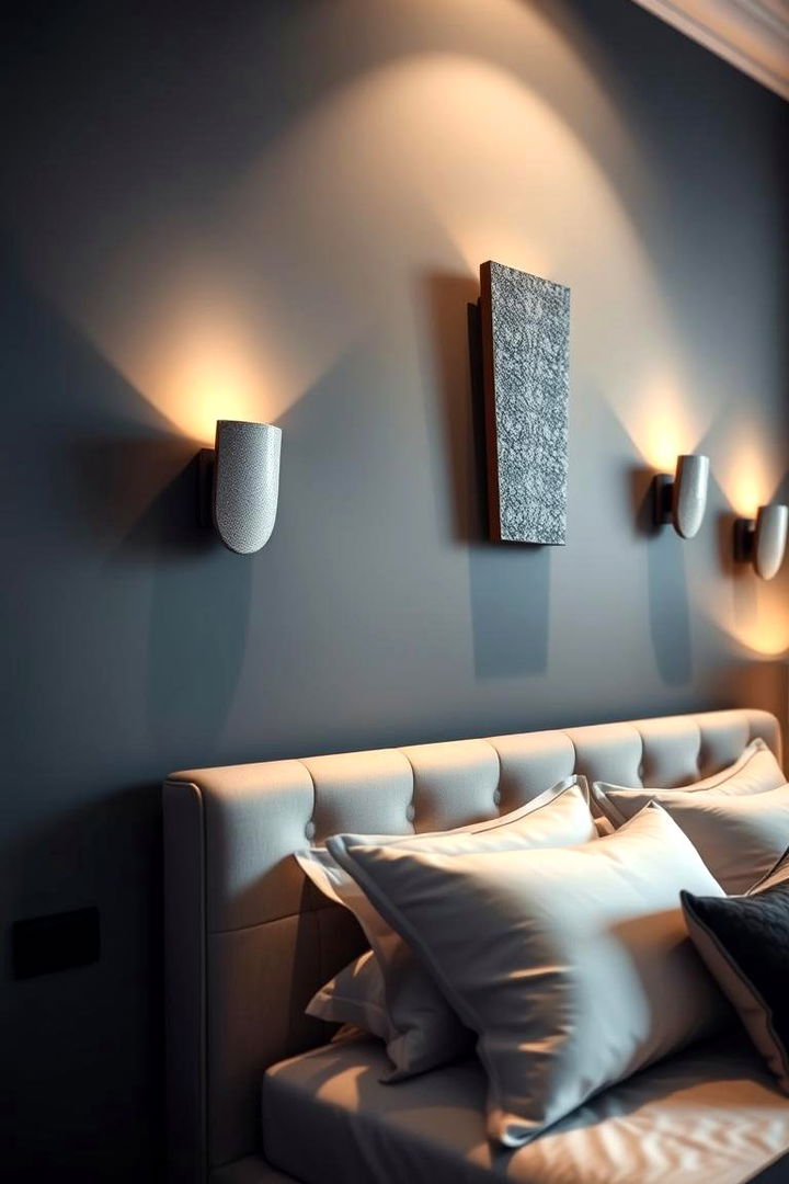 Sculptural Statement Artistic Form Meets Function - 22 Bedroom Wall Sconce Ideas