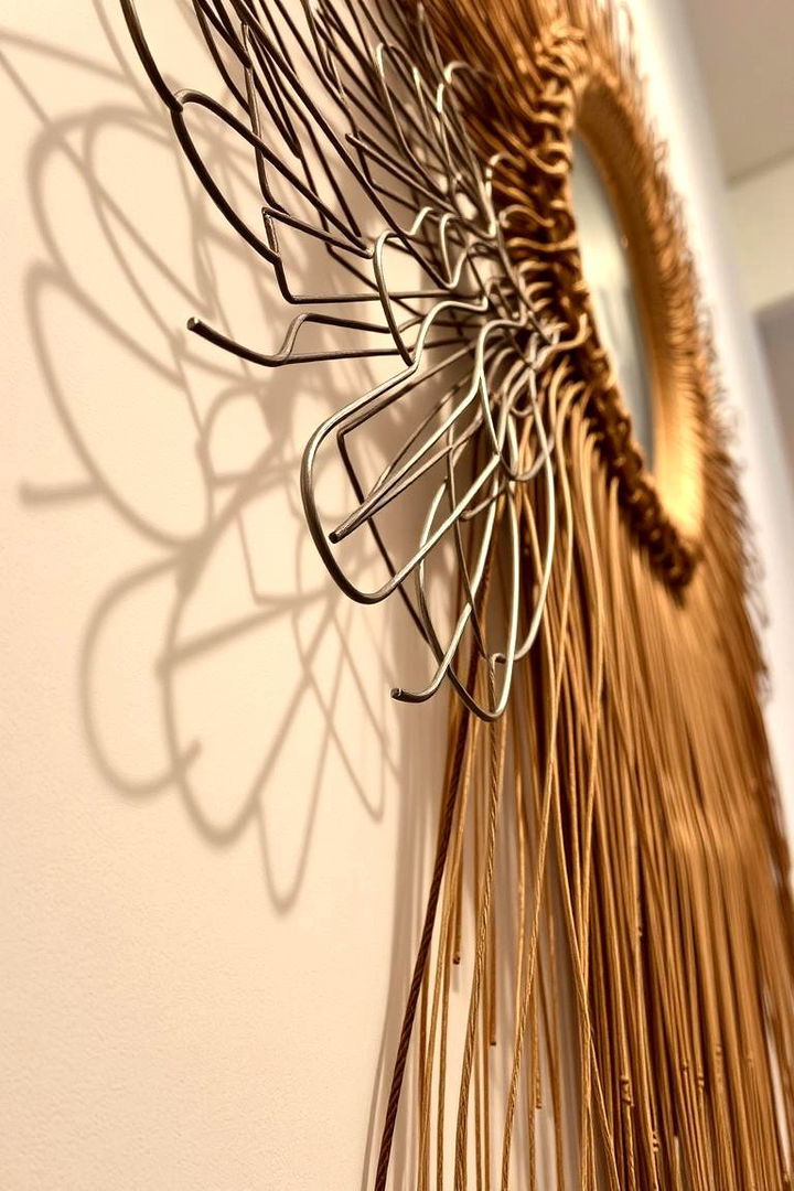 Sculptural Wall Hangings - 22 living room wall decor ideas