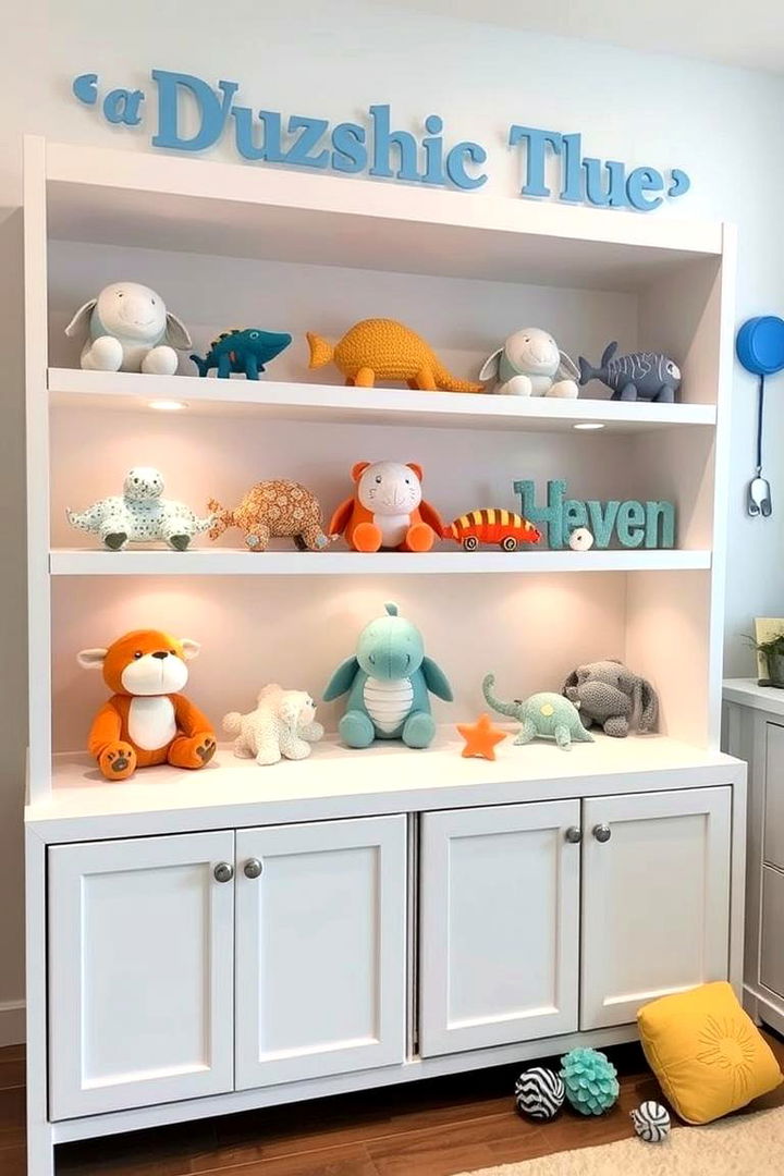 Sea Creature Toys Display - 22 Ocean-themed Nursery Ideas