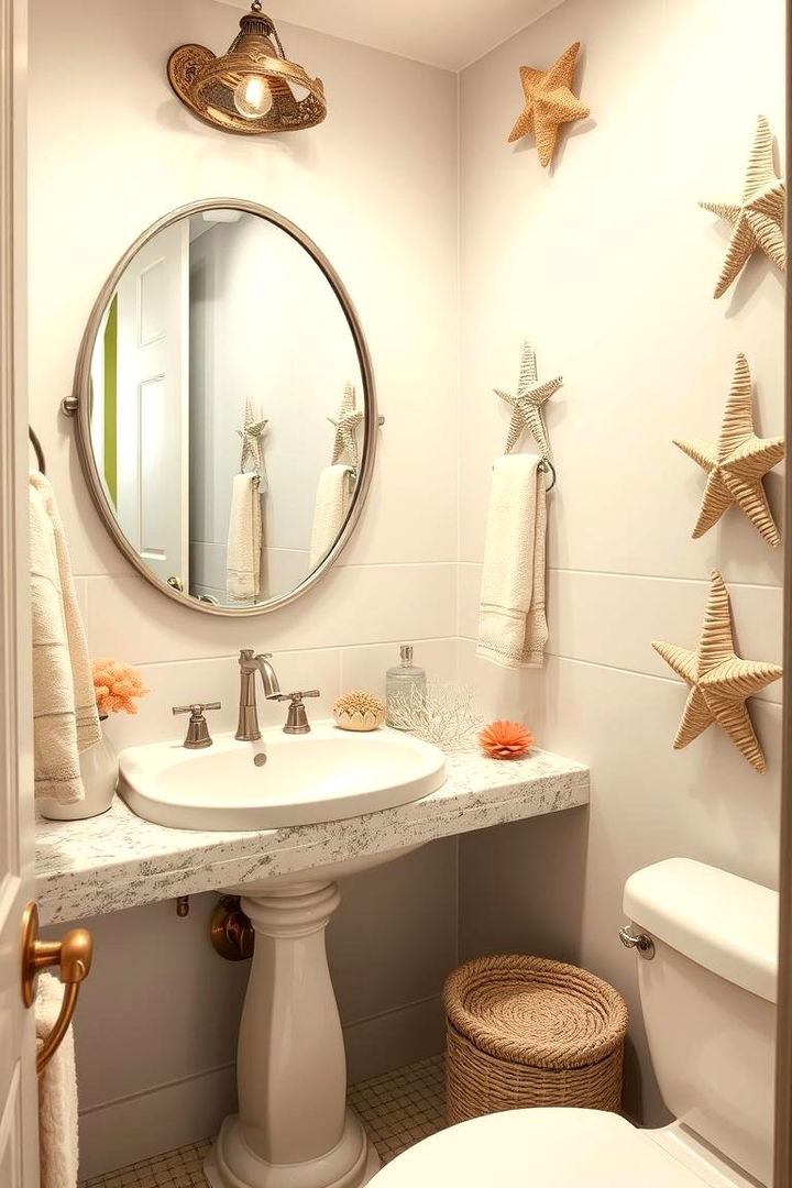 Sea Inspired Accessories - 22 Coastal Bathroom Ideas