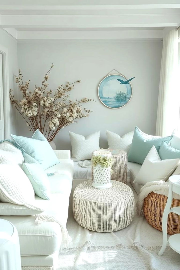 Seafoam Inspired Decor Accents - 22 Mermaid Bedroom Ideas