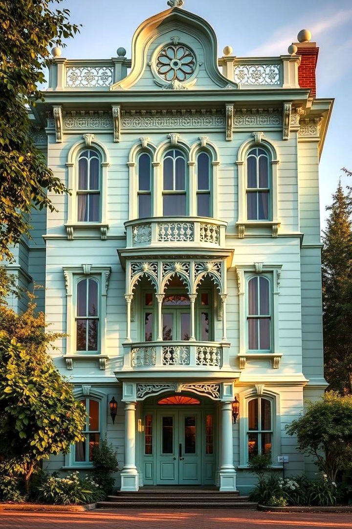 Seafoam Serenity - 22 Green Victorian House Colors