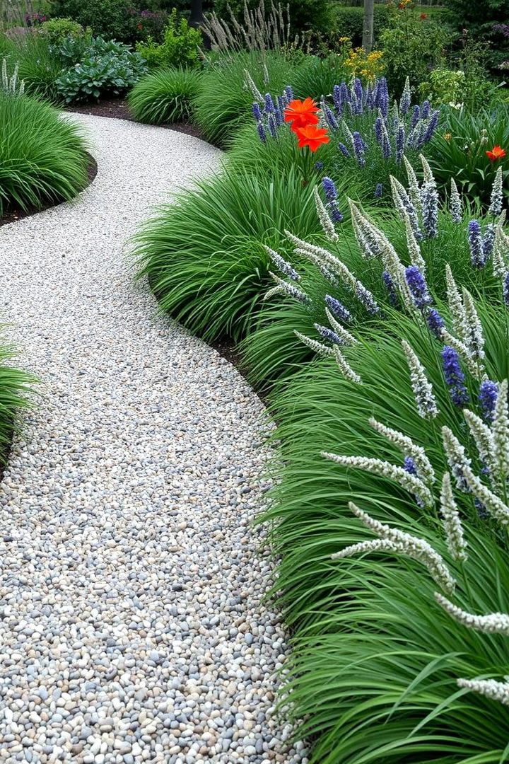 Seamless Garden Integration - 22 Pea Gravel Walkway Ideas