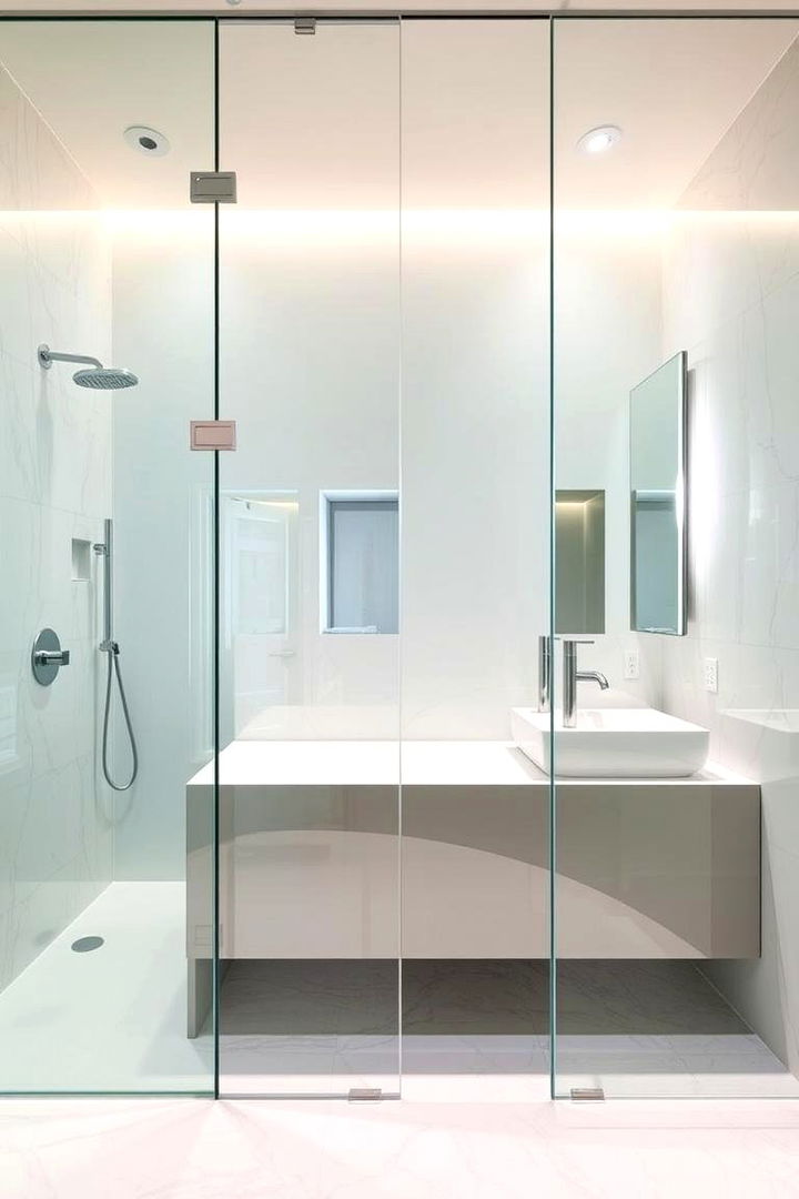 Seamless Glass Panels - 22 Bathtub Surround Ideas