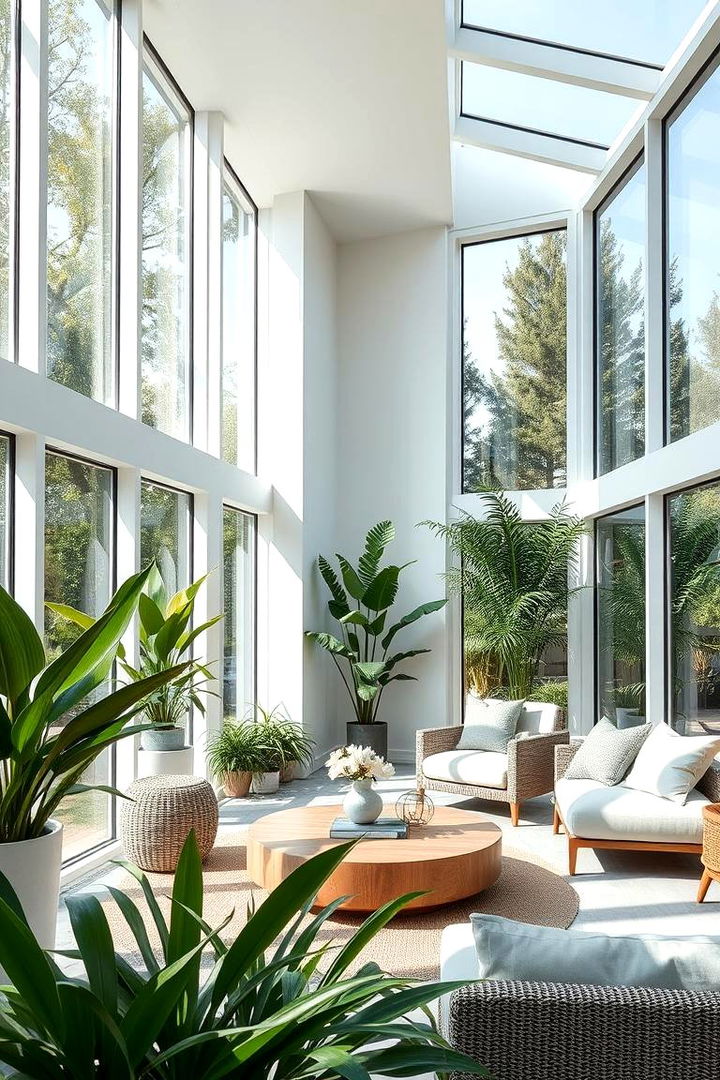 Seamless Indoor Outdoor Connection - 22 Grey and Cream Living Room Ideas