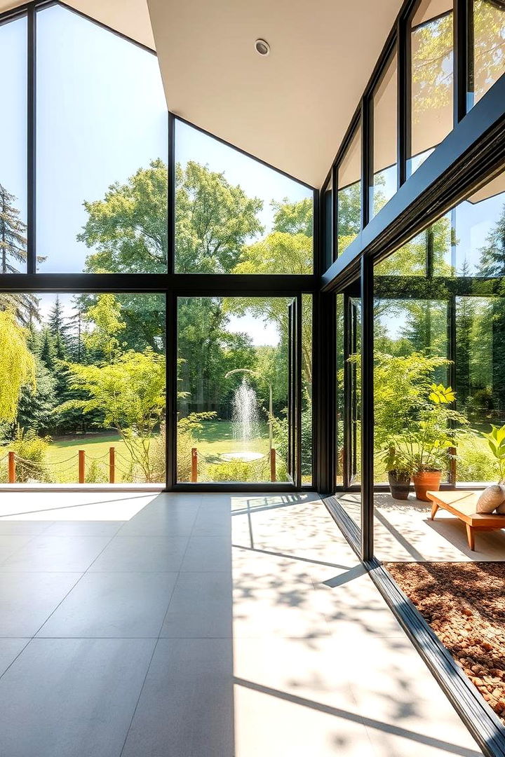 Seamless Indoor Outdoor Connection - 22 Mid-century Modern Sunroom Ideas