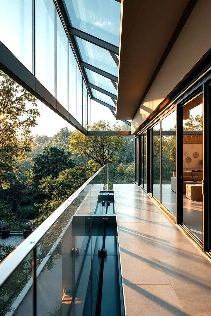 Seamless Indoor Outdoor Flow - 22 Glass Balcony Design Ideas