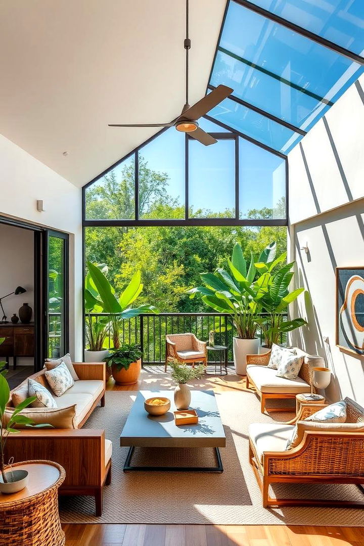 Seamless Indoor Outdoor Flow - 22 a Frame House With Balcony