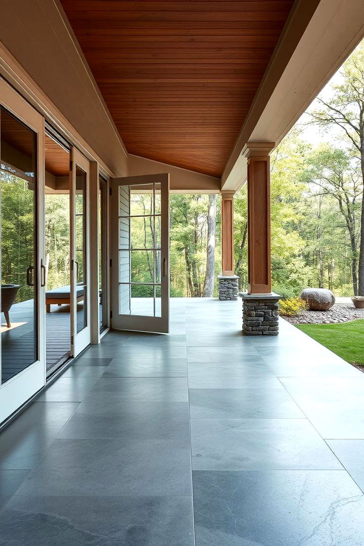Seamless Indoor Outdoor Fusion - 22 Large Front Porch Ideas