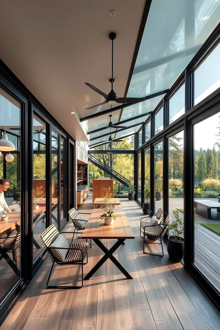 Seamless Indoor Outdoor Integration - 22 Front Yard Patio Ideas