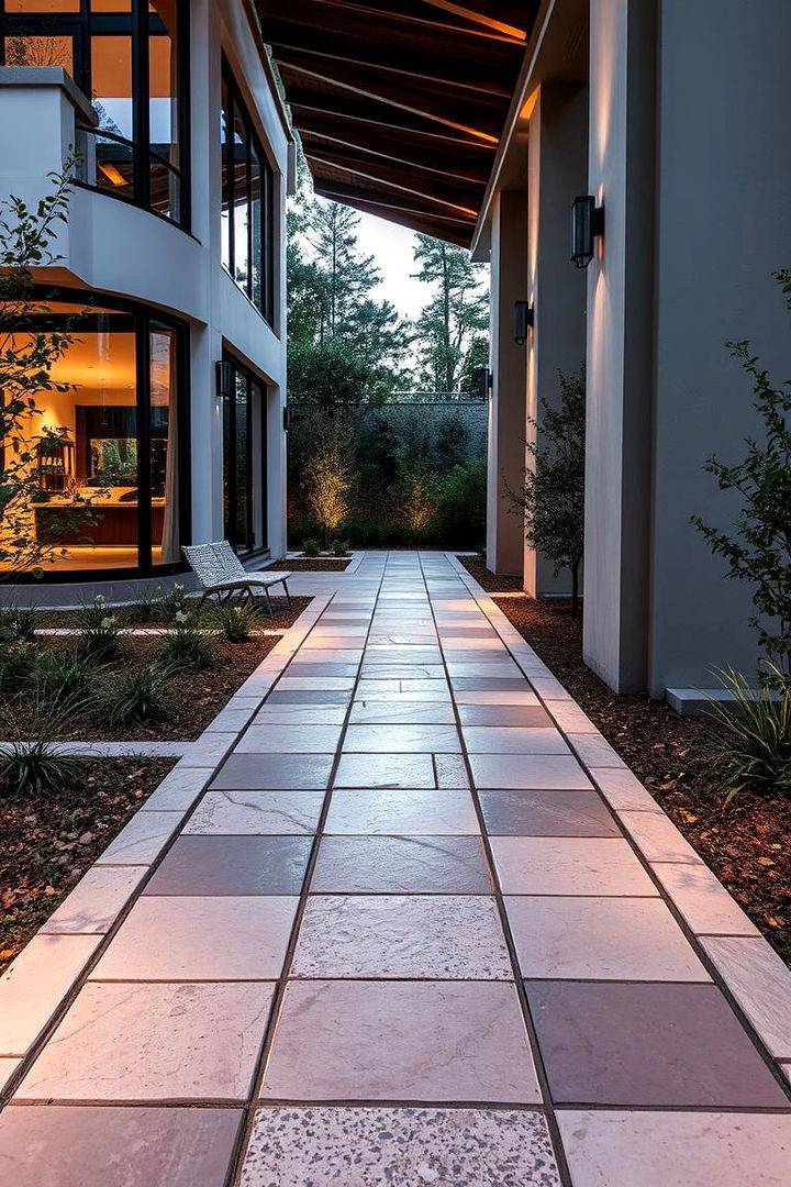 Seamless Indoor Outdoor Transition - 22 Flagstone Walkway Ideas